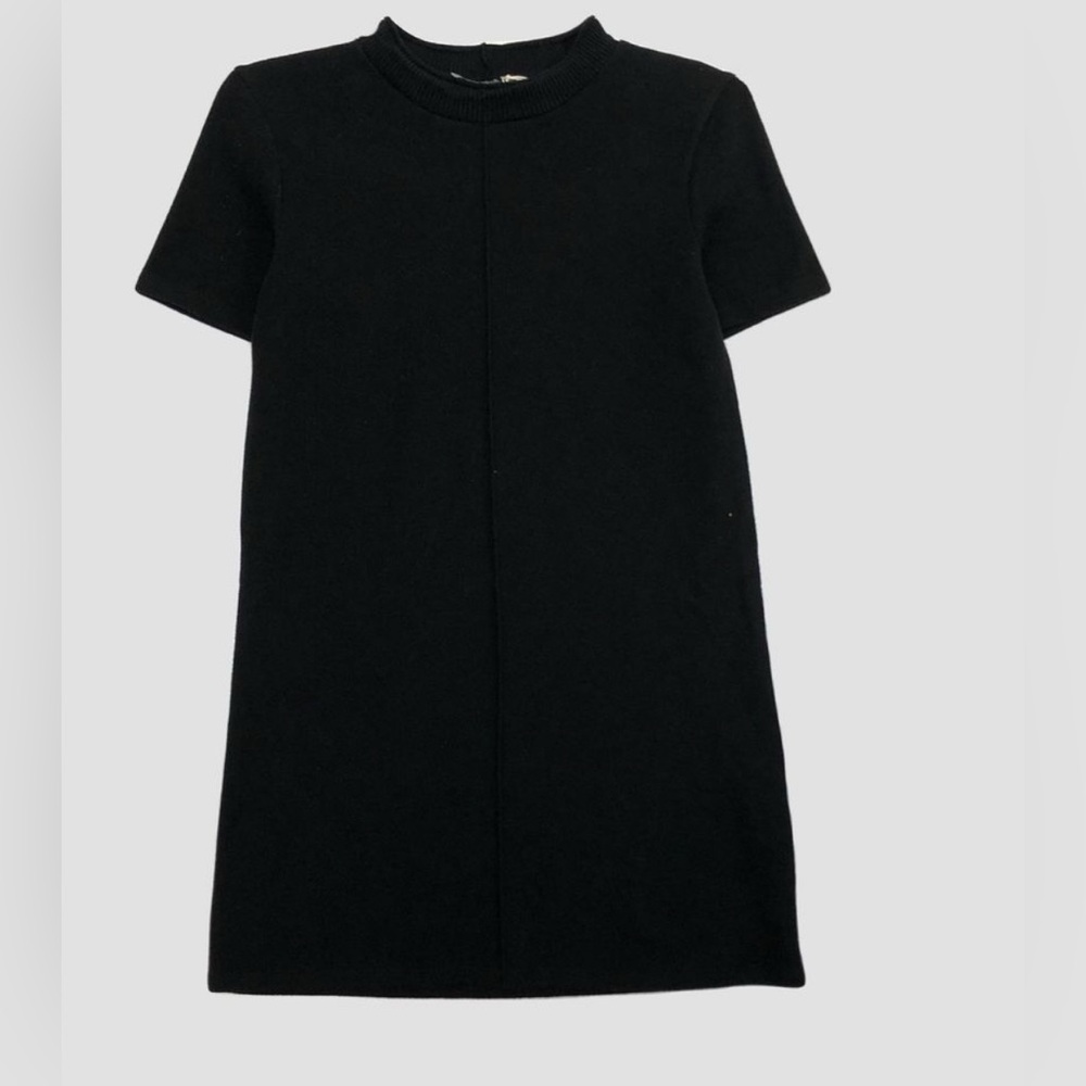 Zara Classic Black Mini Shirt dress - Picture 2 of 4